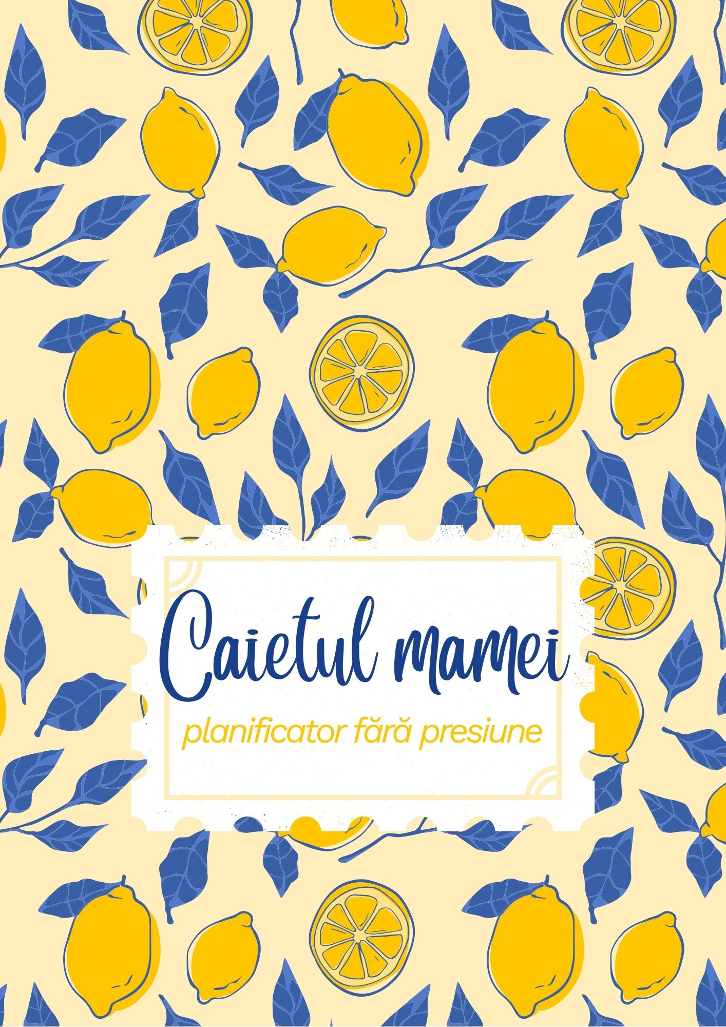 Caietul mamei - planificator fără presiune (PDF printabil & digital)